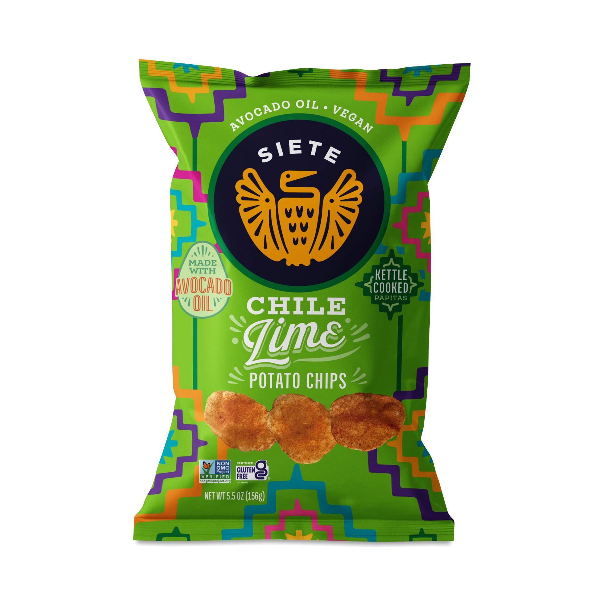 Kettle Cooked Potato Chips, Chile Lime