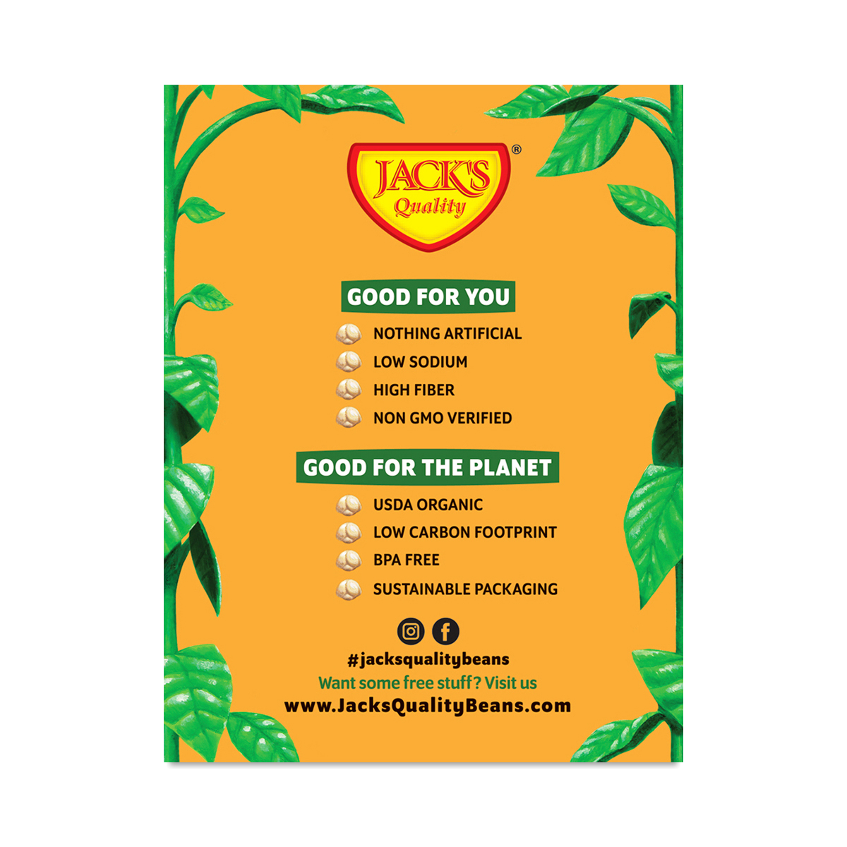 Jack's Quality Organic Garbanzo Beans, Low Sodium Thrive Market