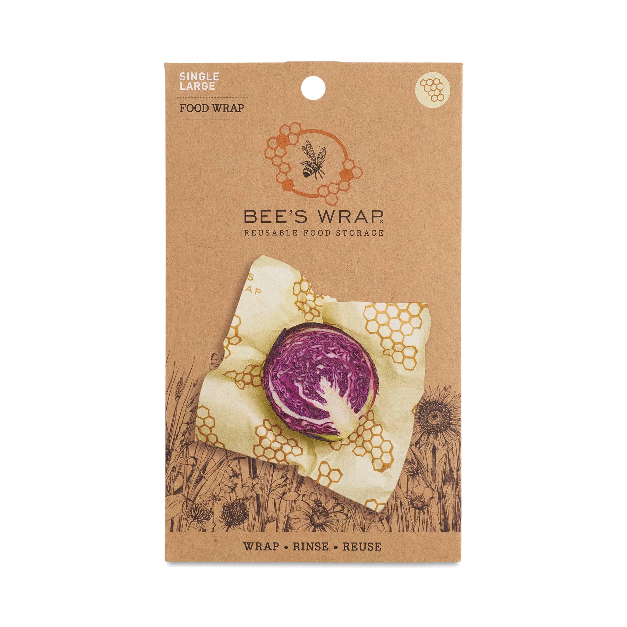 Reusable Beeswax Food Wrap, Large