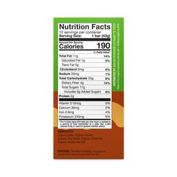 Organic Real Food Energy Bars, Vanilla Pecan