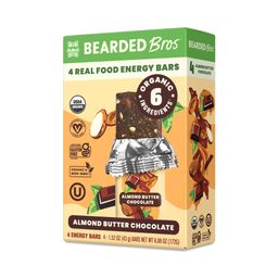 Organic Real Food Energy Bars, Almond Butter Chocolate