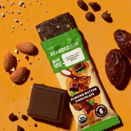 Organic Real Food Energy Bars, Almond Butter Chocolate