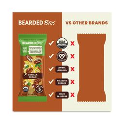 Organic Real Food Energy Bars, Vanilla Pecan