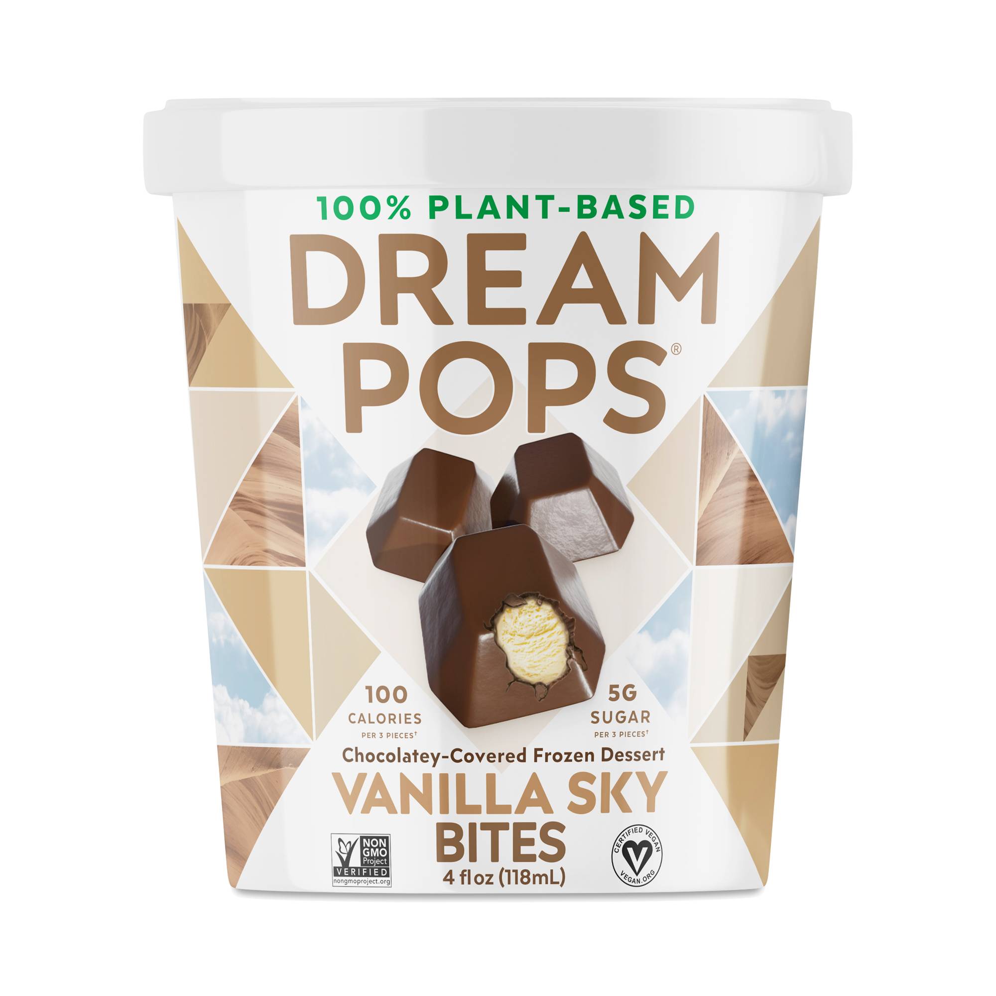 Chocolatey-Covered Frozen Bites, Vanilla Sky