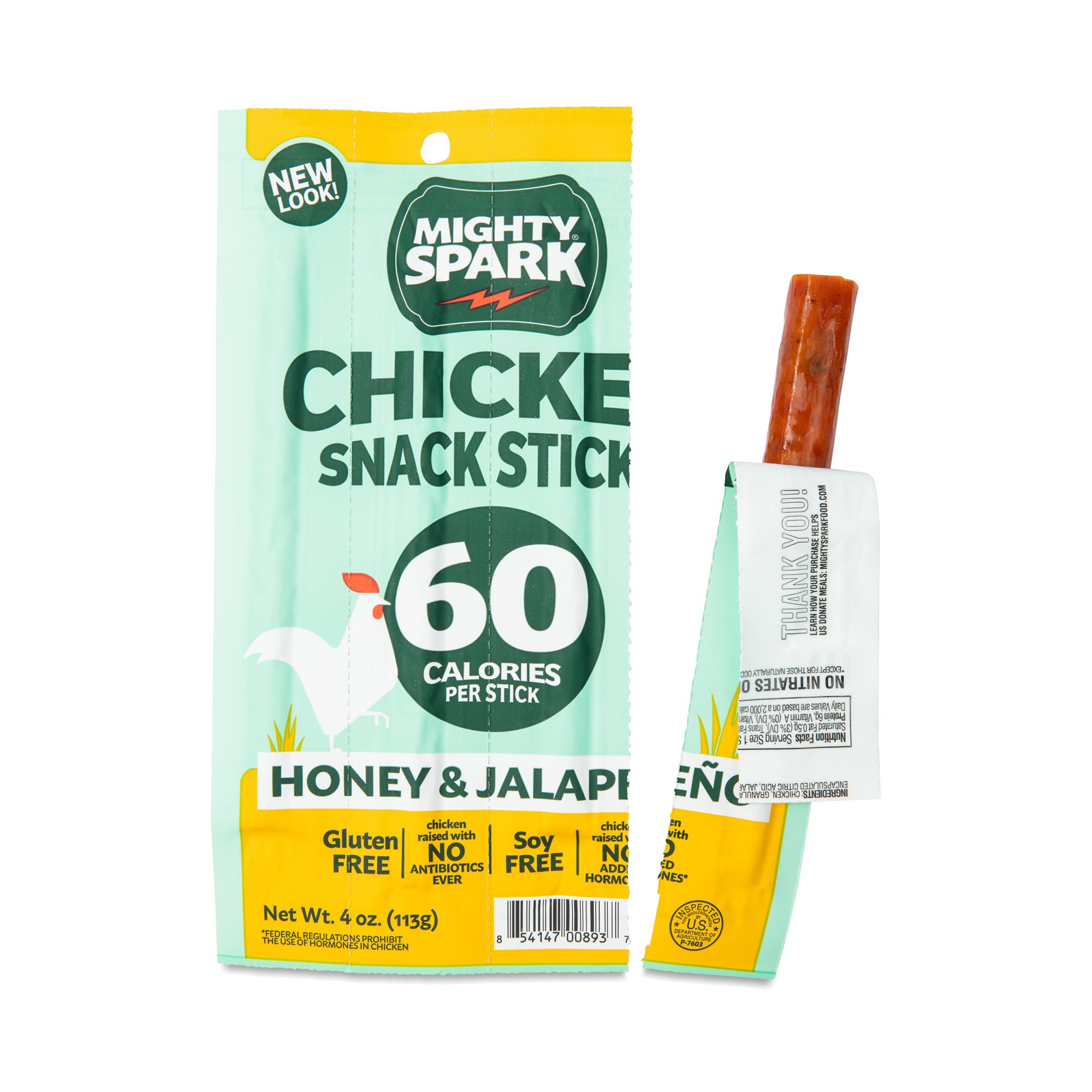 Chicken Snack Sticks, Honey & Jalapeño