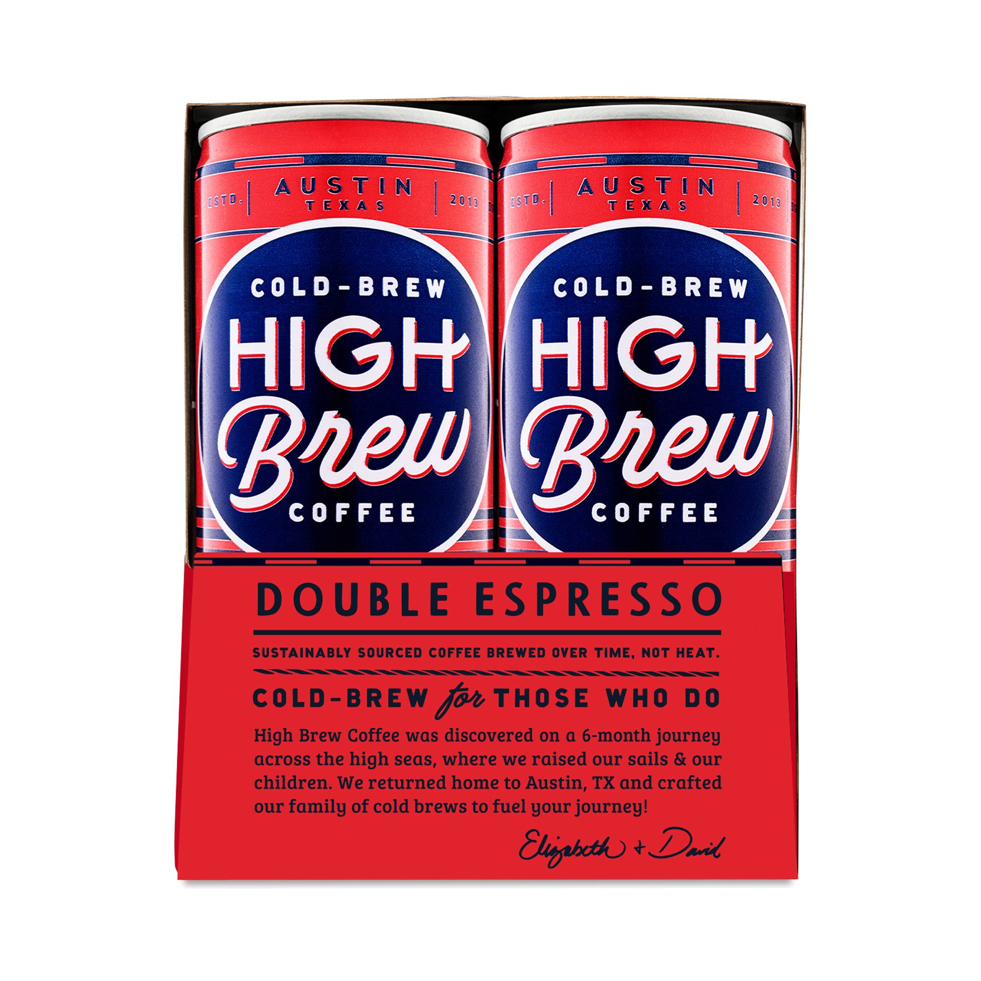 Cold Brew, Double Espresso