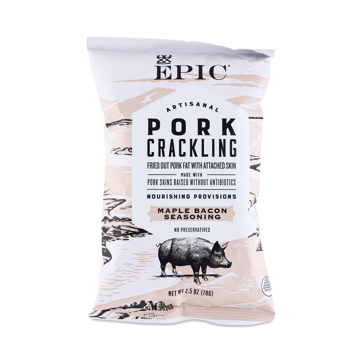 Maple Bacon Pork Cracklings