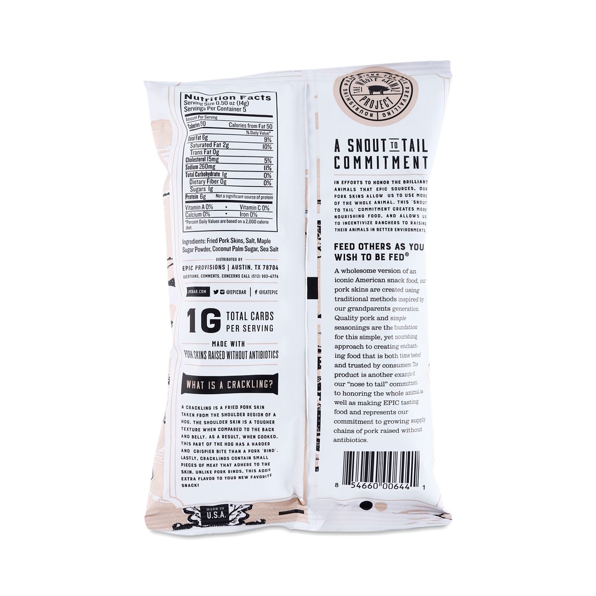 Maple Bacon Pork Cracklings