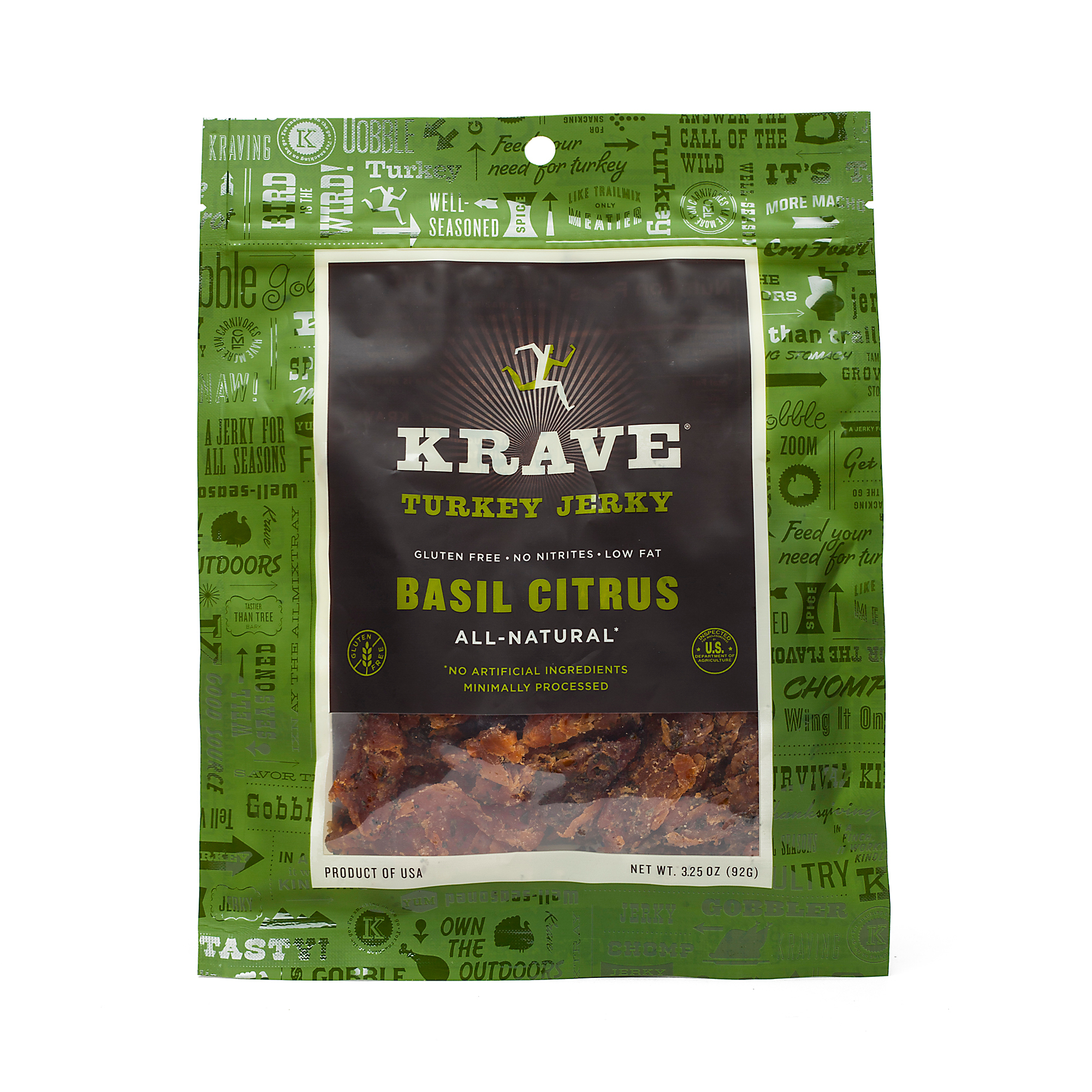 Turkey Jerky - Basil Citrus 