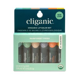 Organic Lip Balm Set, Rainforest Fresh