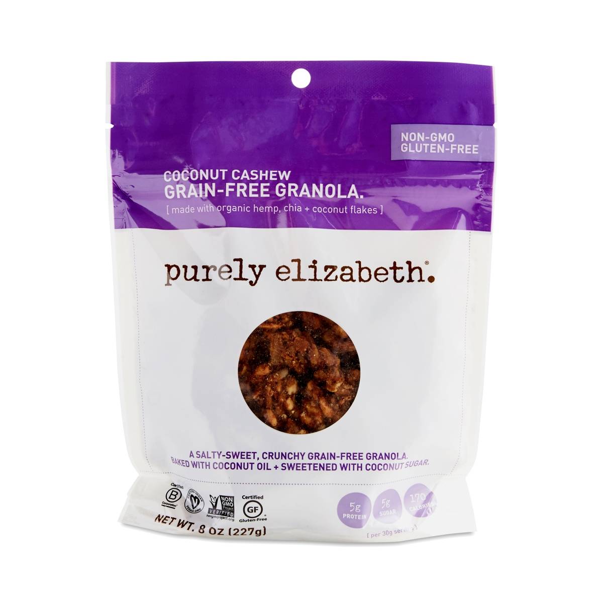 Coconut Cashew GrainFree Granola by Purely Elizabeth Thrive Market