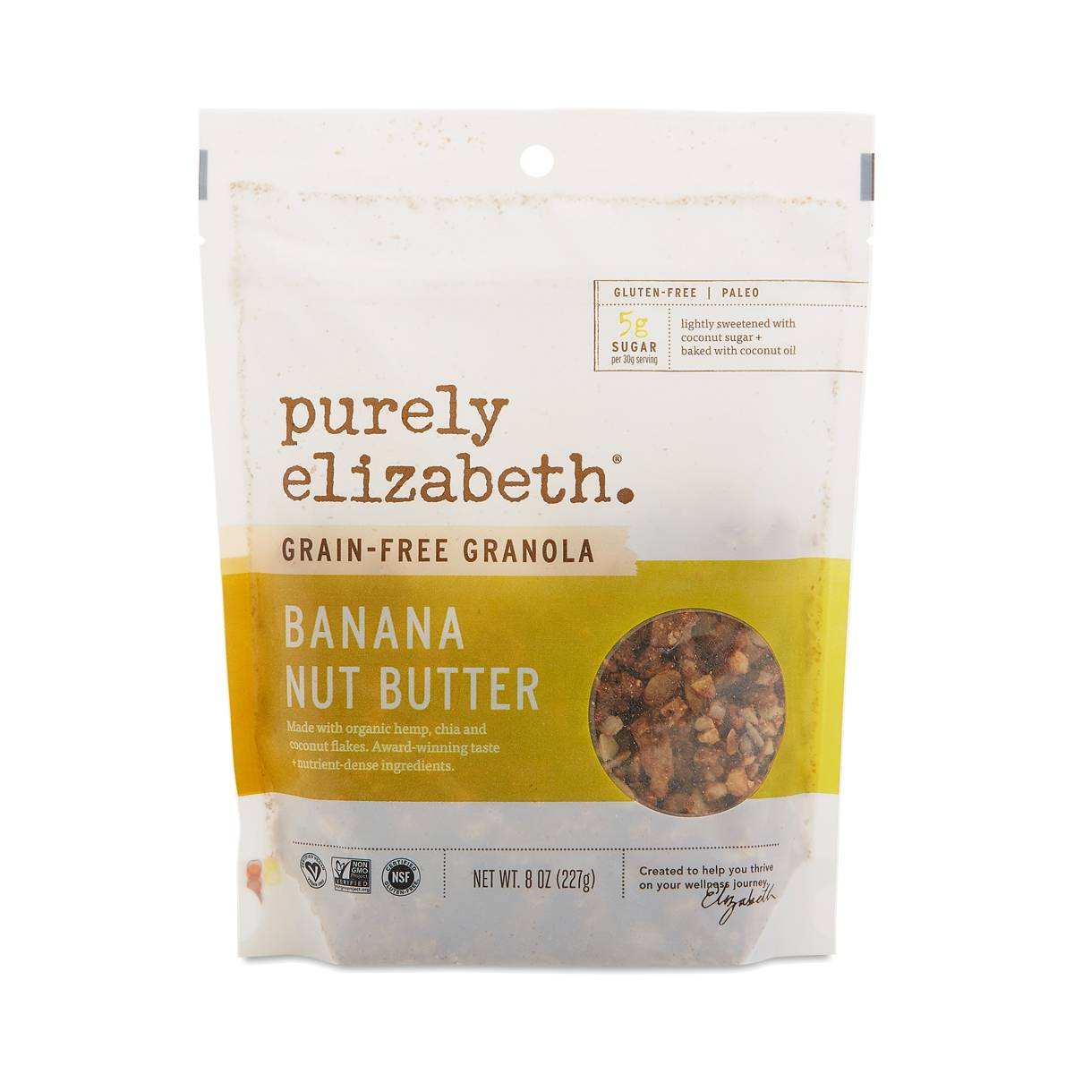 Banana Nut Butter GrainFree Granola by Purely Elizabeth Thrive Market