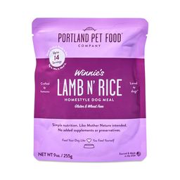 Winnie's Lamb N' Rice Homestyle Dog Meal