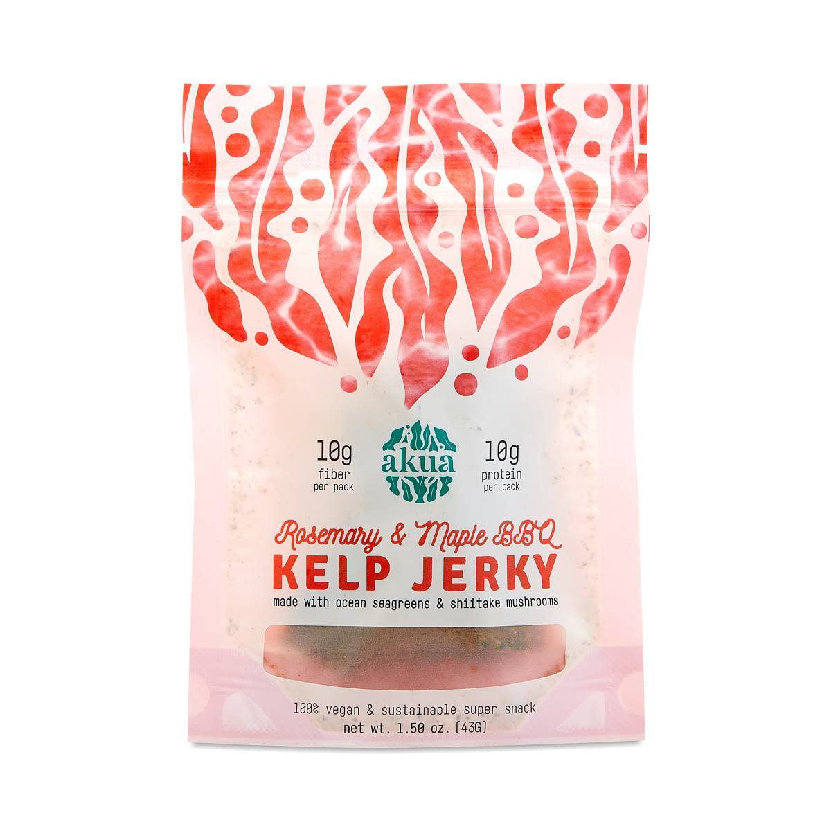 AKUA Kelp Jerky, Rosemary & Maple Barbecue Thrive Market