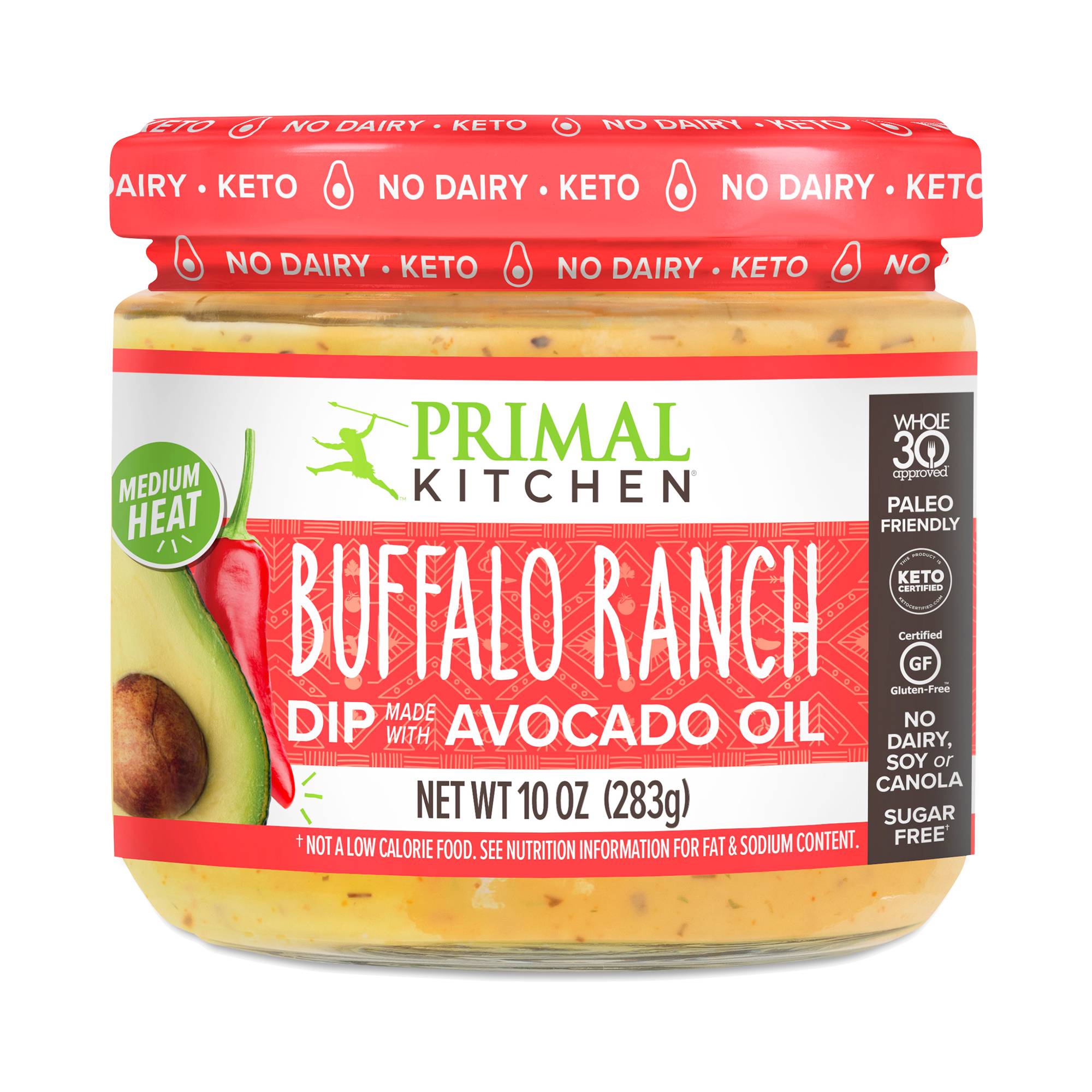 Buffalo Ranch Dip Made With Avocado Oil