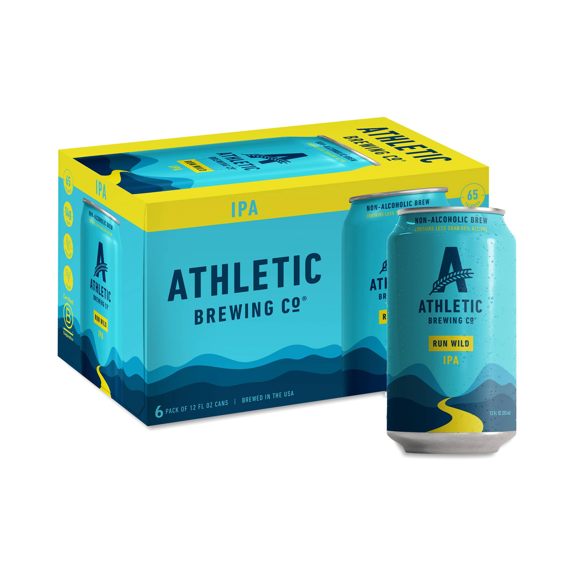 Non-Alcoholic Brew, Run Wild IPA