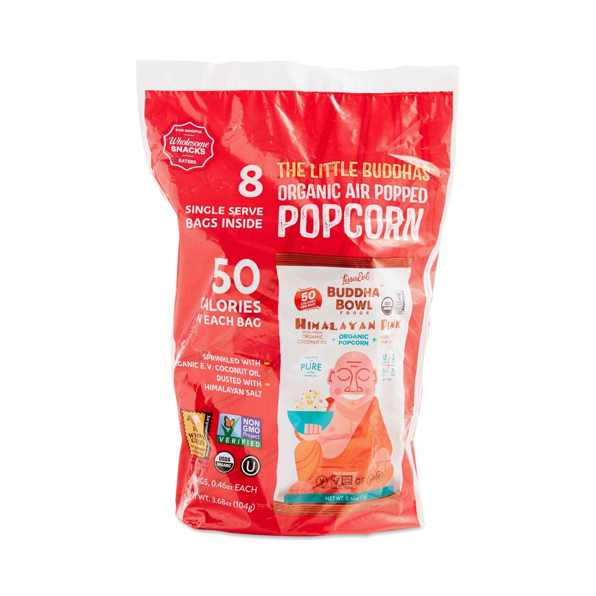 Organic Himalayan Pink Salt Popcorn, Snack Size Thrive Market