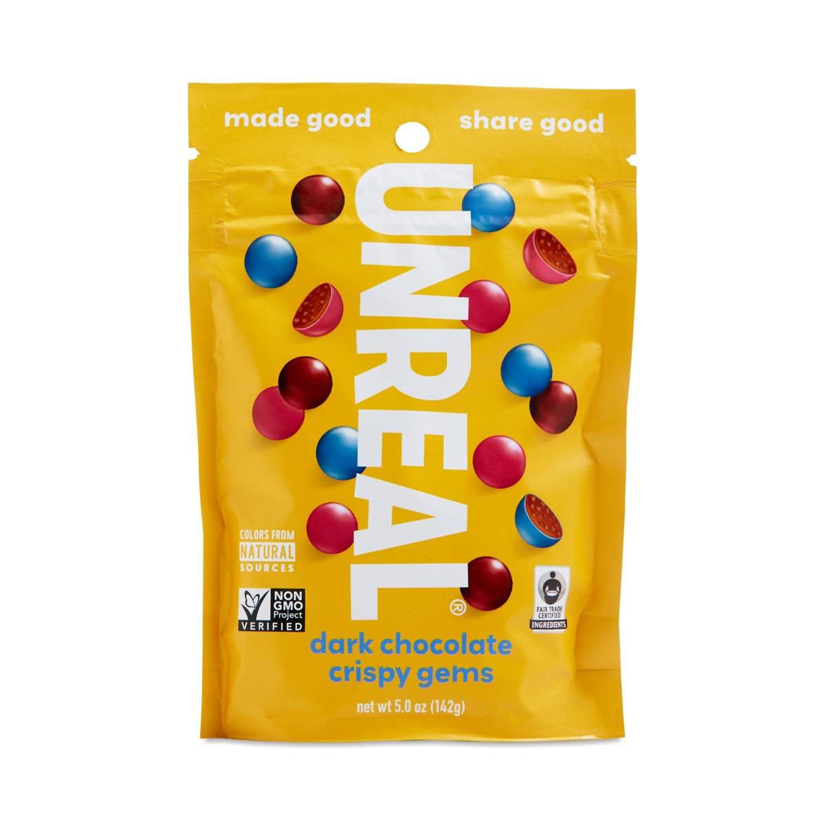 Dark Chocolate Crispy Quinoa Gems by Unreal Thrive Market