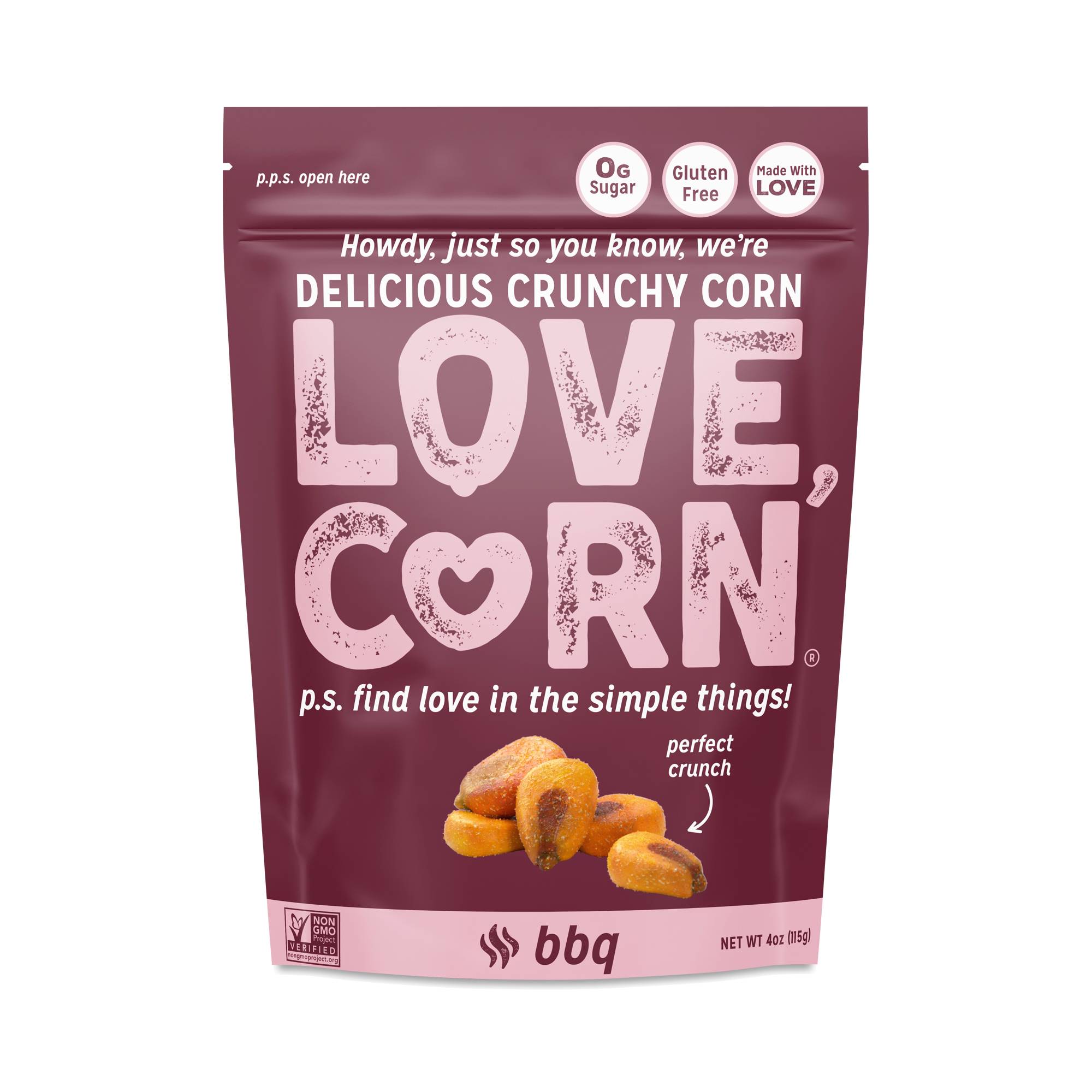 Roasted Corn Snack, BBQ