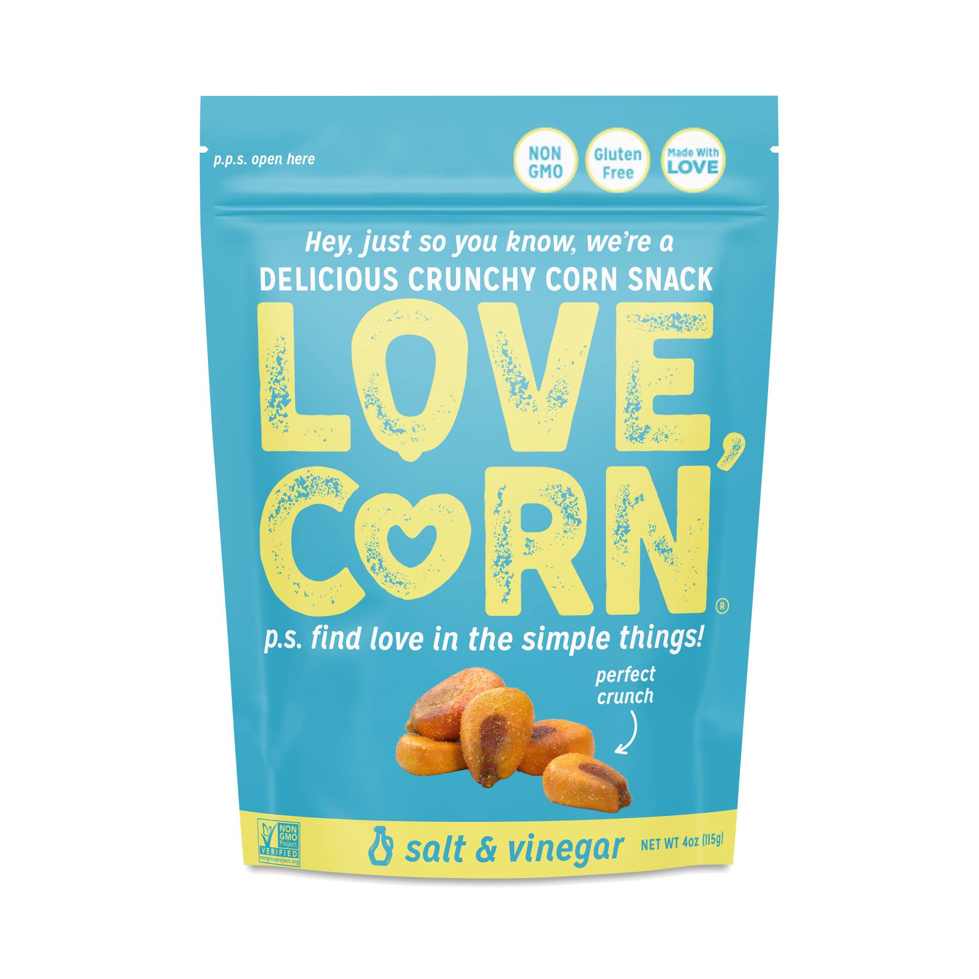 Roasted Corn Snack, Salt & Vinegar