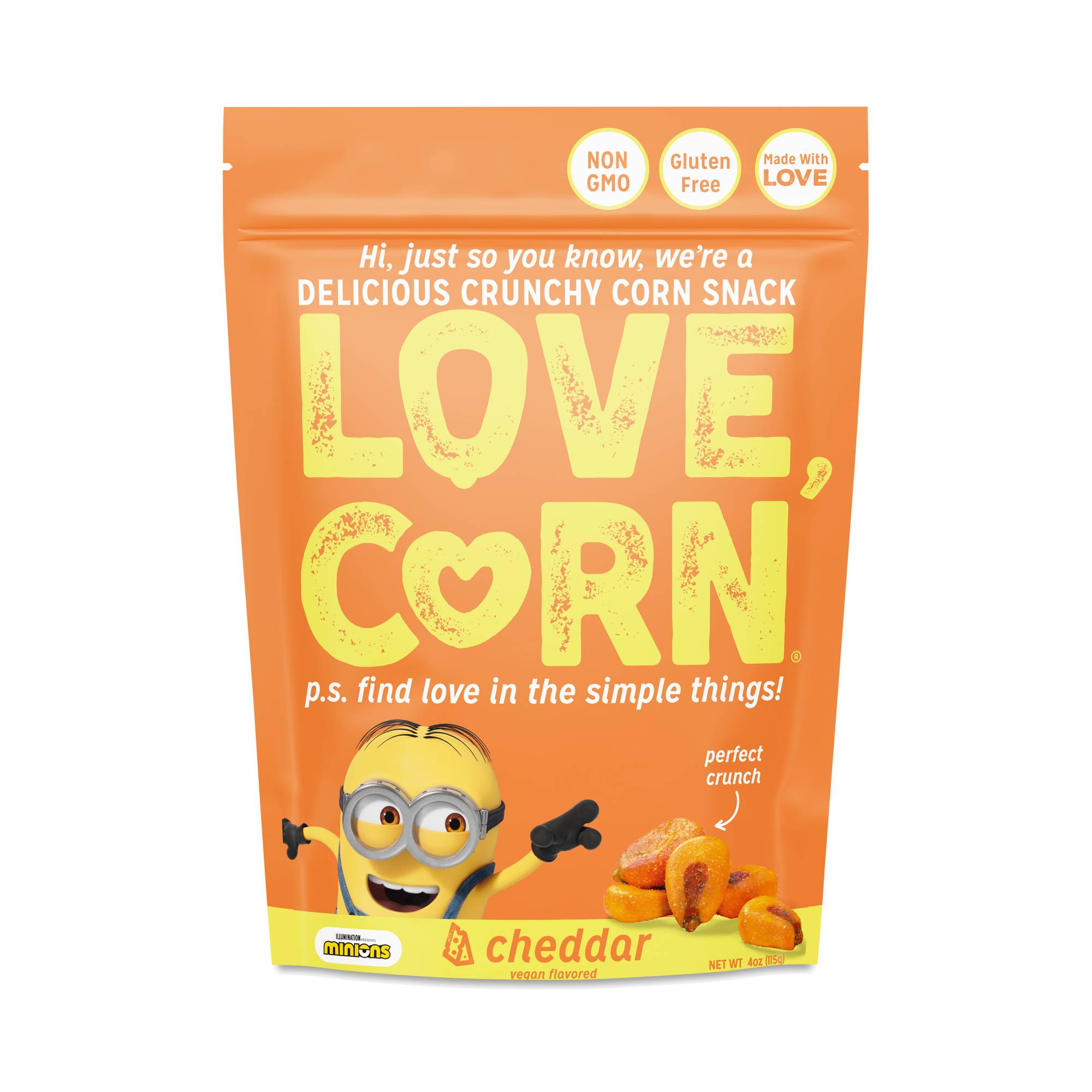 Roasted Corn Snack, Cheddar