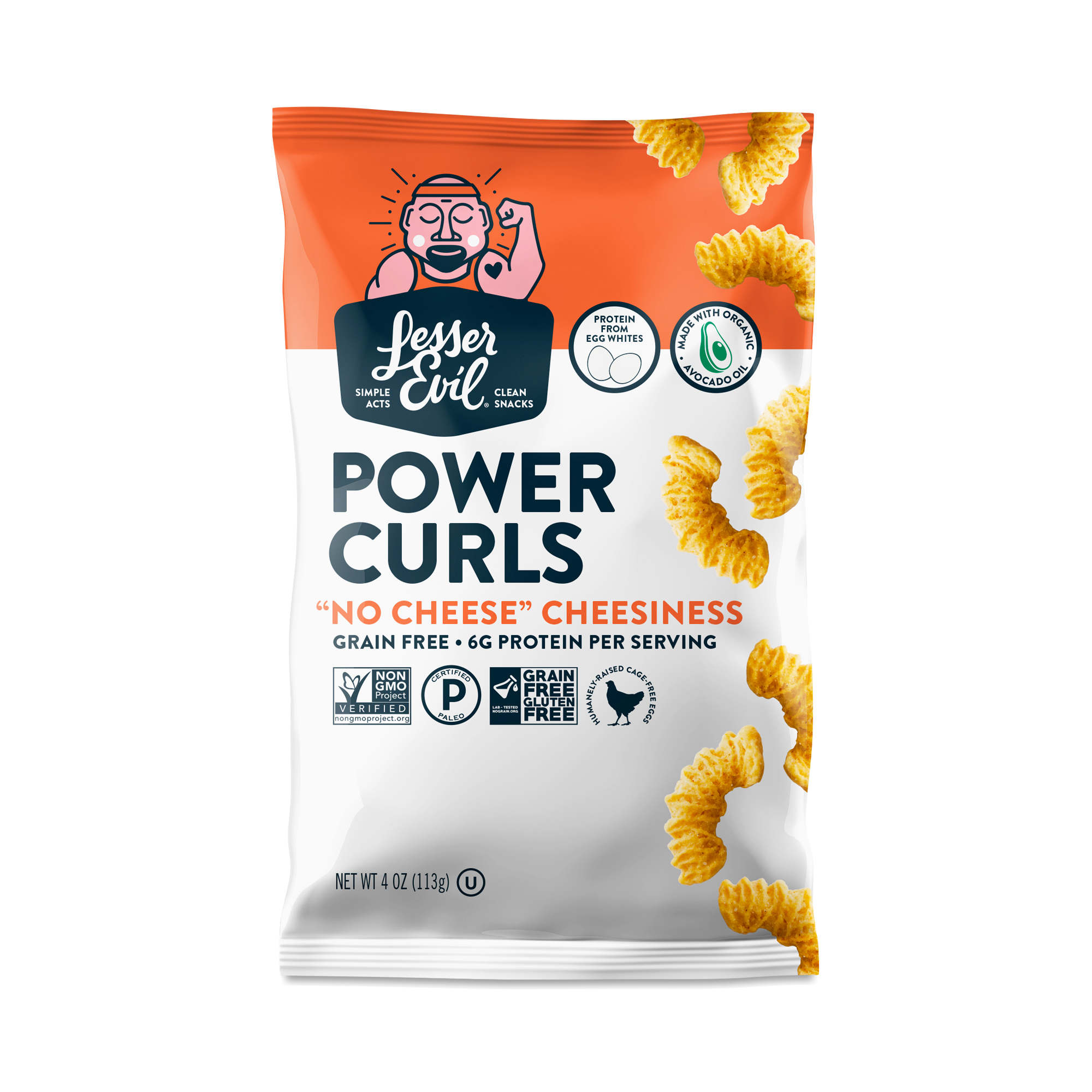 Lesser Evil Egg White Curls