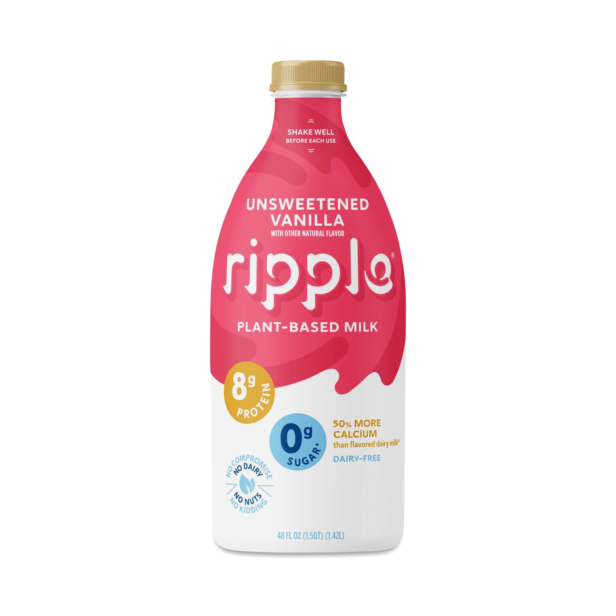 Ripple PlantBased Milk, Unsweetened Vanilla Thrive Market
