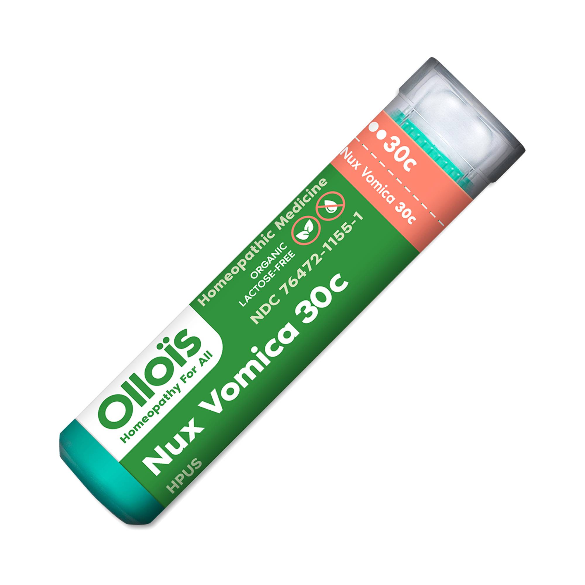 Organic Lactose-Free Nux Vomica: Indigestion & Nausea