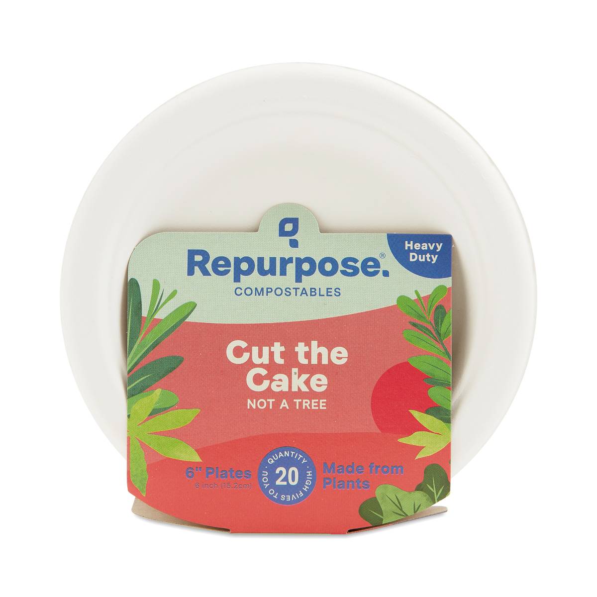 Heavy Duty Compostable Plates, Small by Repurpose Thrive Market