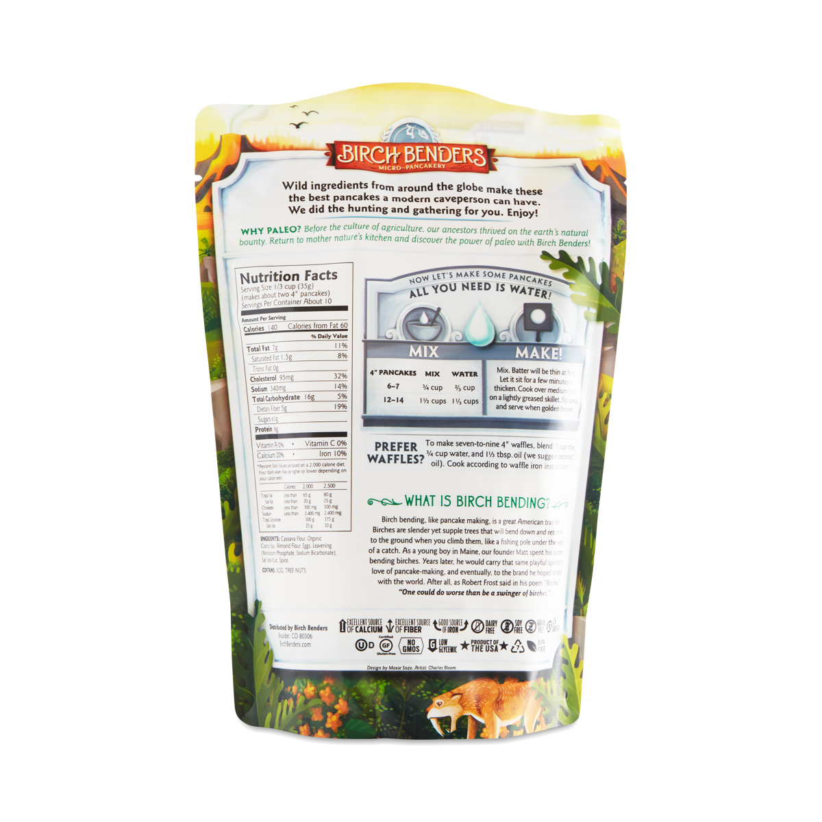 Birch Benders Paleo Pancake & Waffle Mix Thrive Market