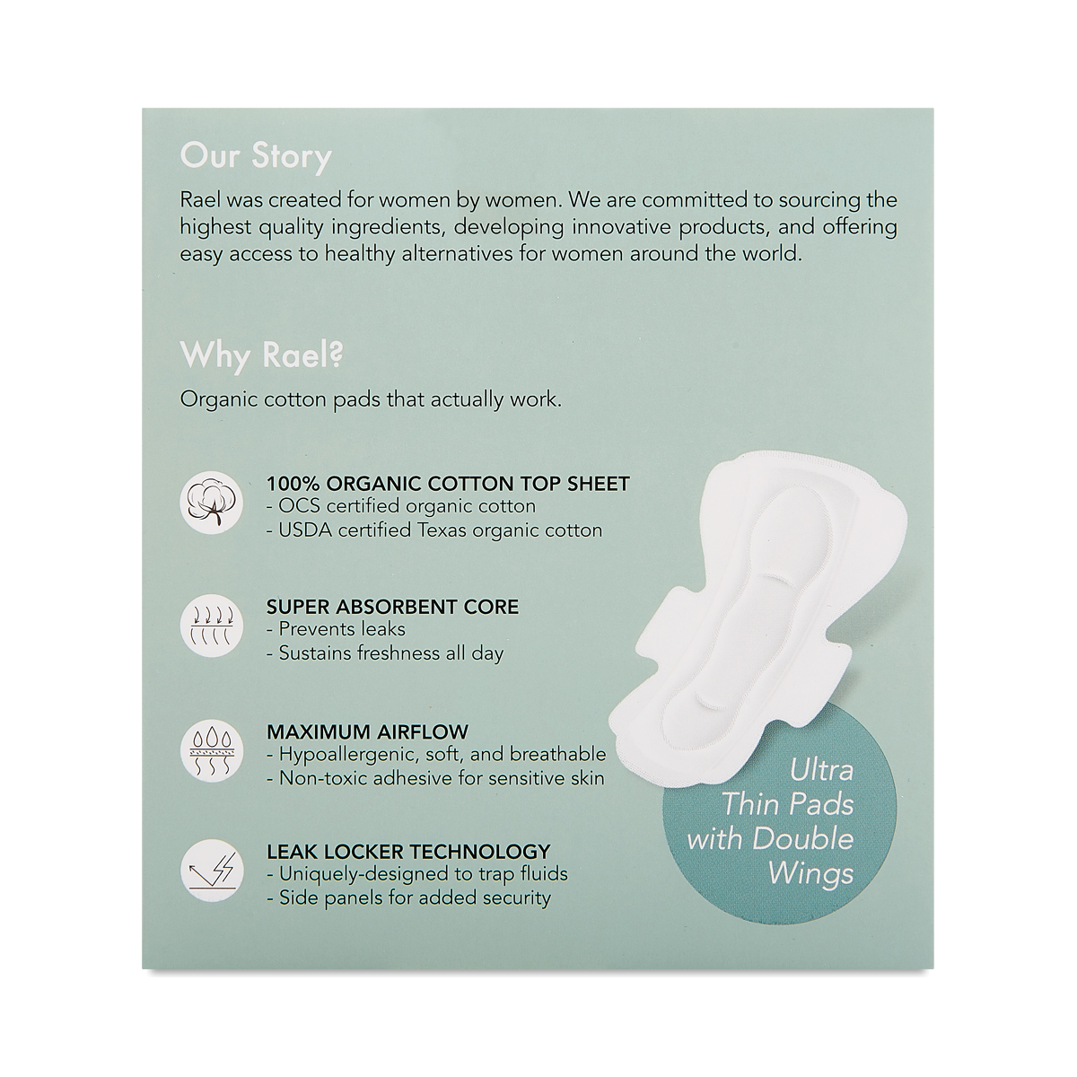 Rael Organic Pads, Large Thrive Market