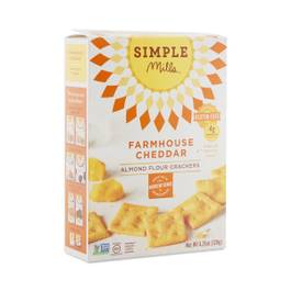 Farmhouse Cheddar Almond Flour Crackers