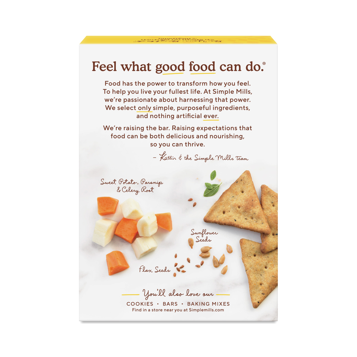 Simple Mills Veggie Pita Crackers, Mediterranean Herb Thrive Market