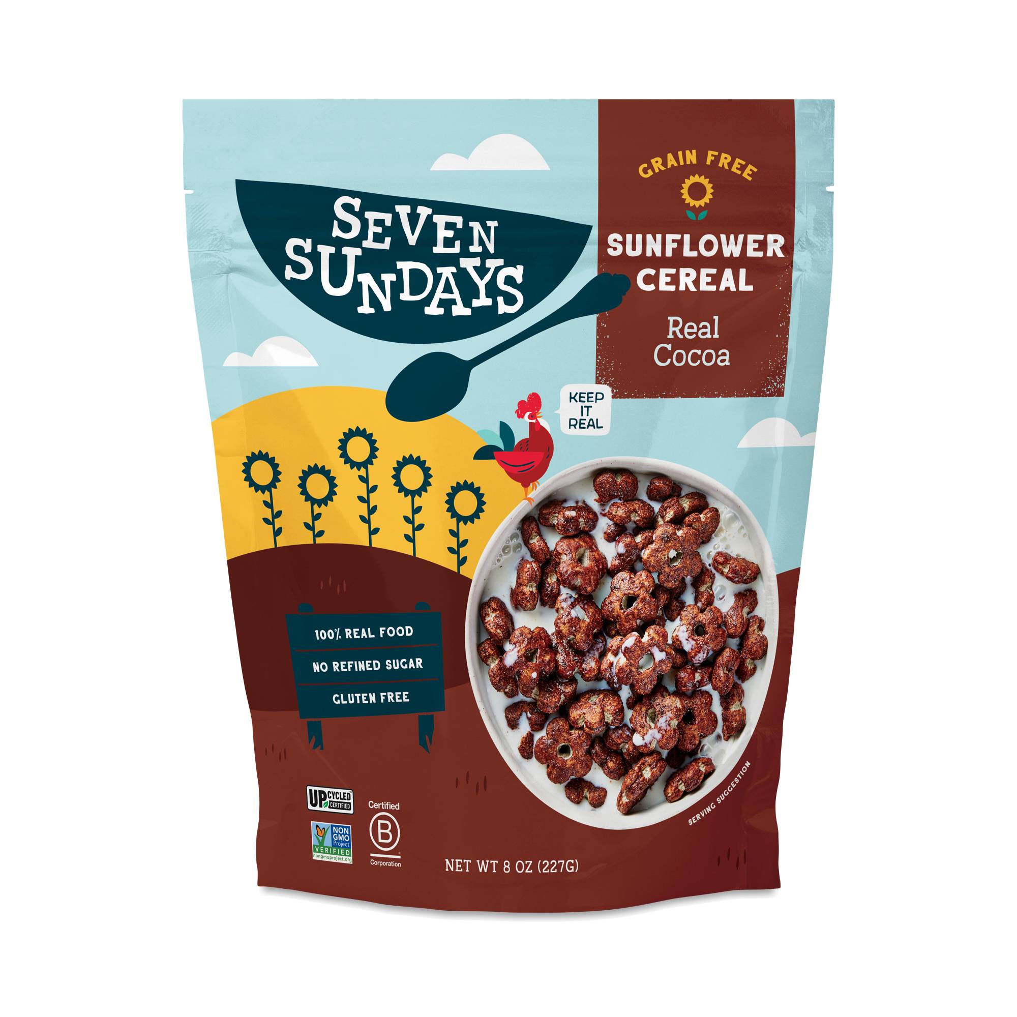 Sunflower Cereal, Real Cocoa