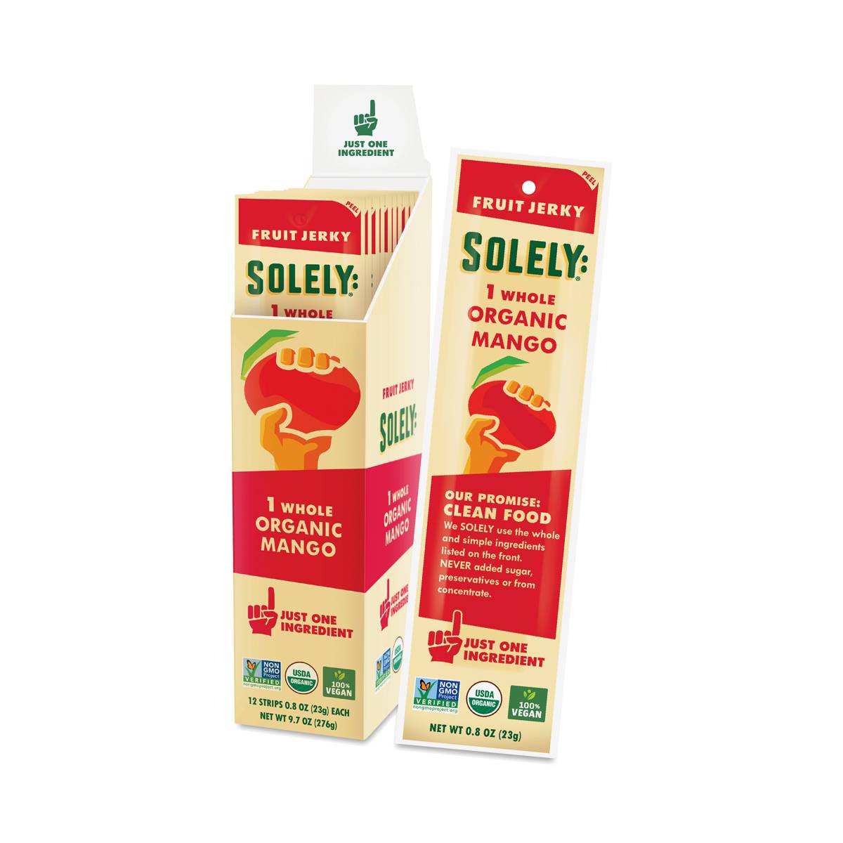 Solely Organic Fruit Jerky, Mango Thrive Market