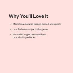 Organic Fruit Jerky, Mango, Snack Pack