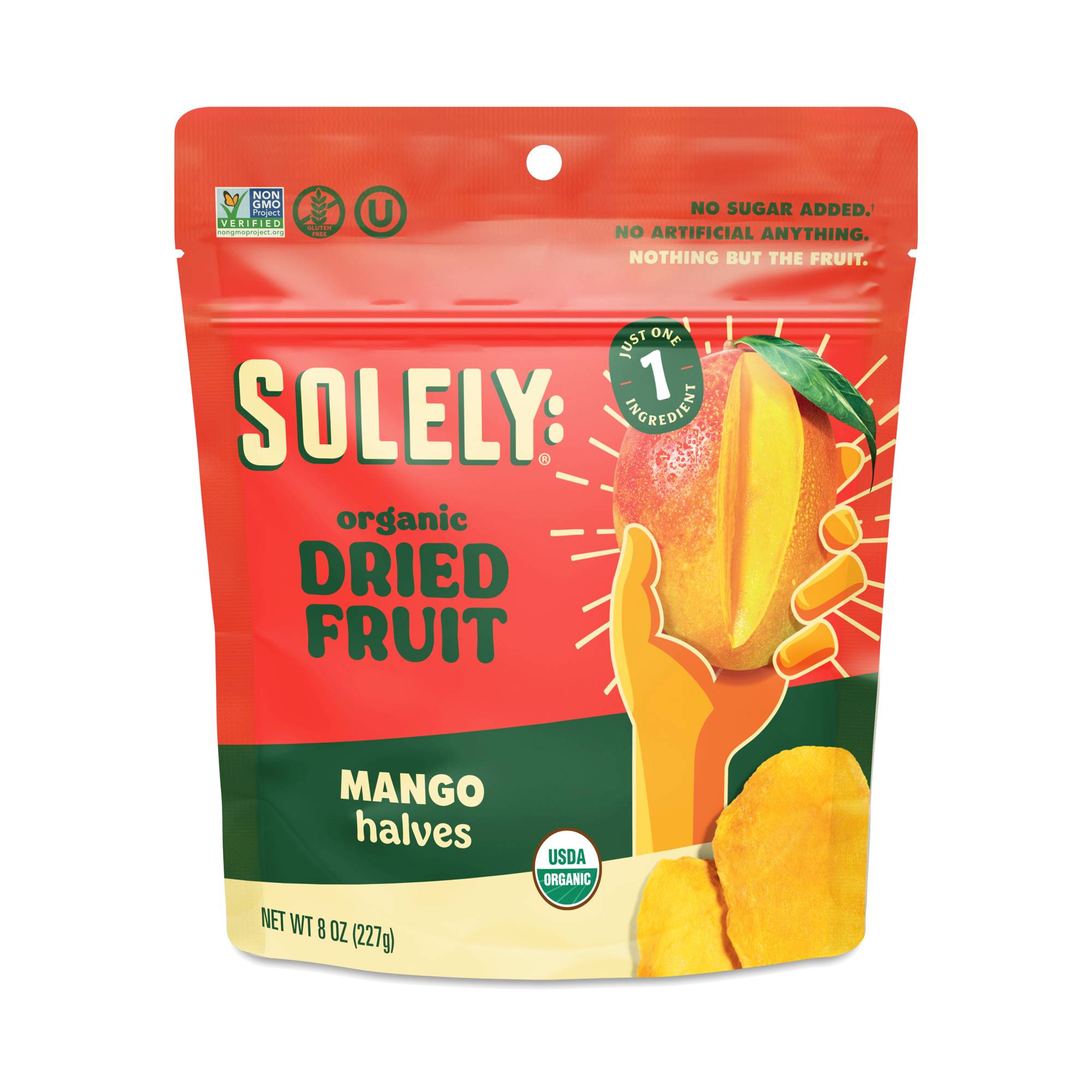 Organic Dried Fruit, Mango Halves