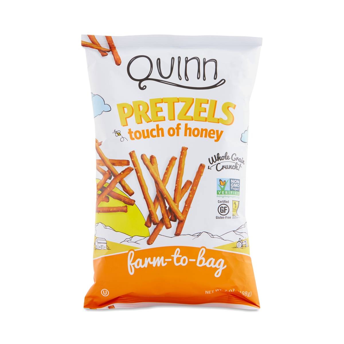 Quinn Snacks Touch of Honey Pretzel Sticks Thrive Market