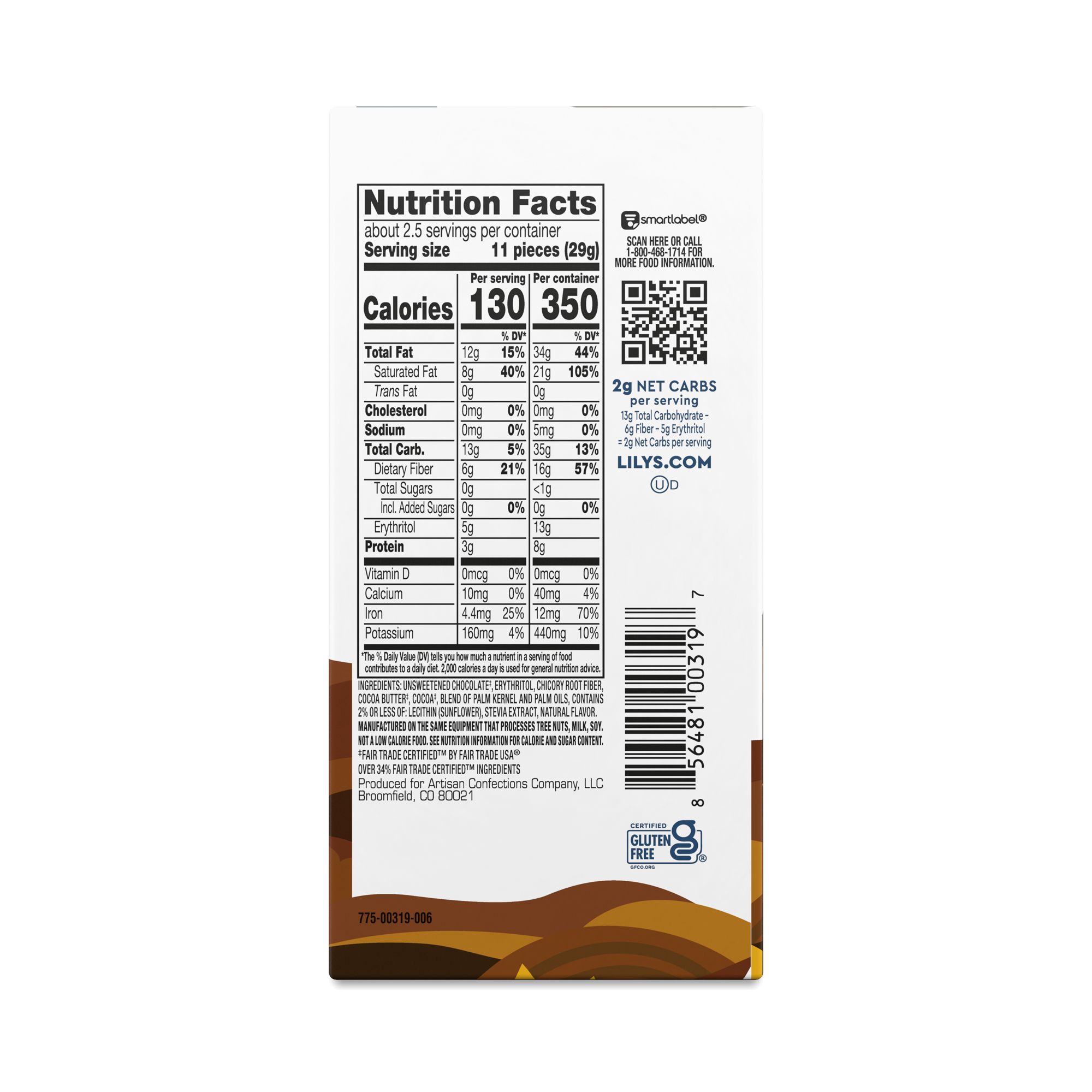 Extra Dark Chocolate Style Bar, 70% Cacao