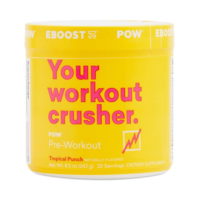 Eboost Pow Pre Workout Tropical Punch Thrive Market