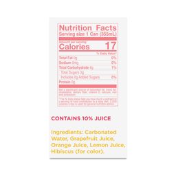 Sparkling Water, Grapefruit