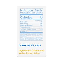 Sparkling Water, Lemon