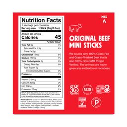 Mini Grass-Fed Beef Chomplings, Original, Value Size