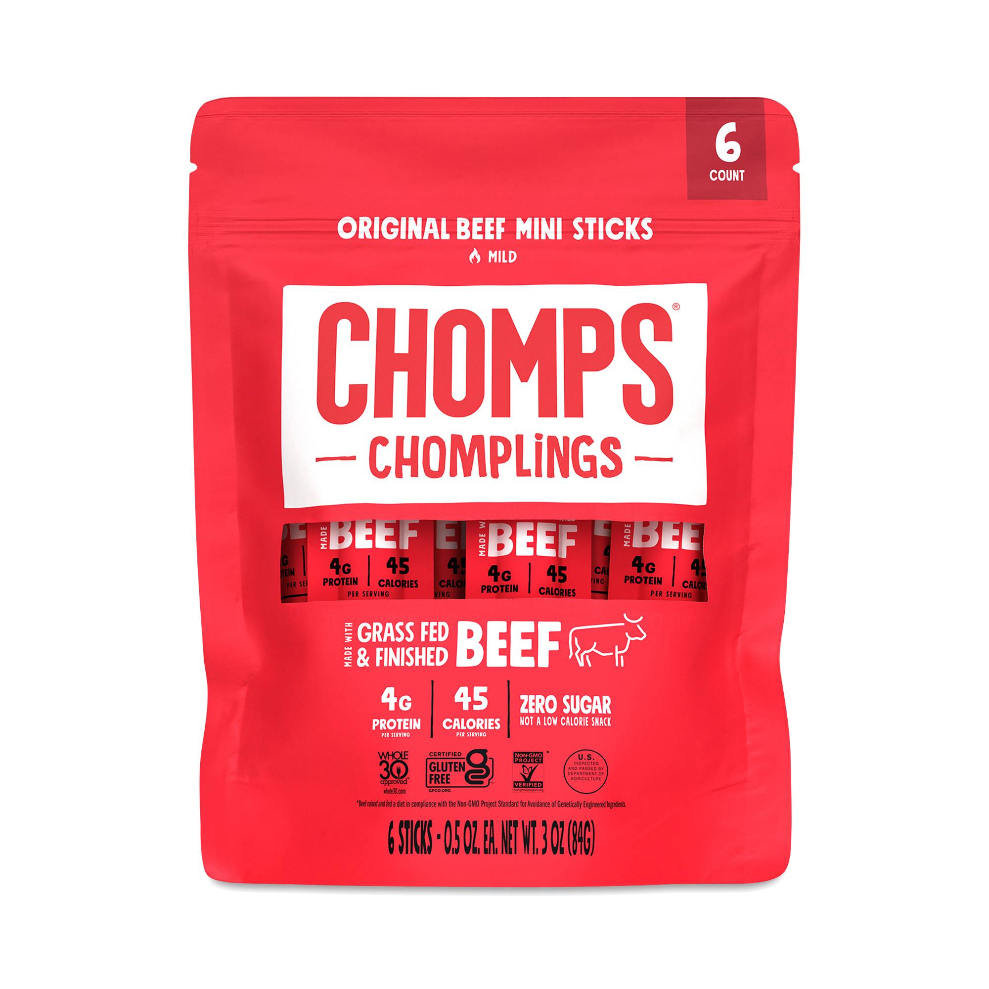 Mini Grass-Fed Beef Chomplings, Original