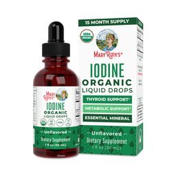 Iodine Organic Liquid Drops, Unflavored