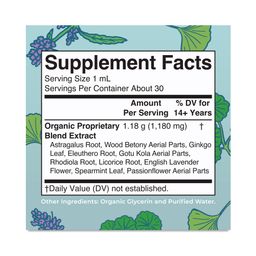 Organic Adrenal & Focus Liquid Extract