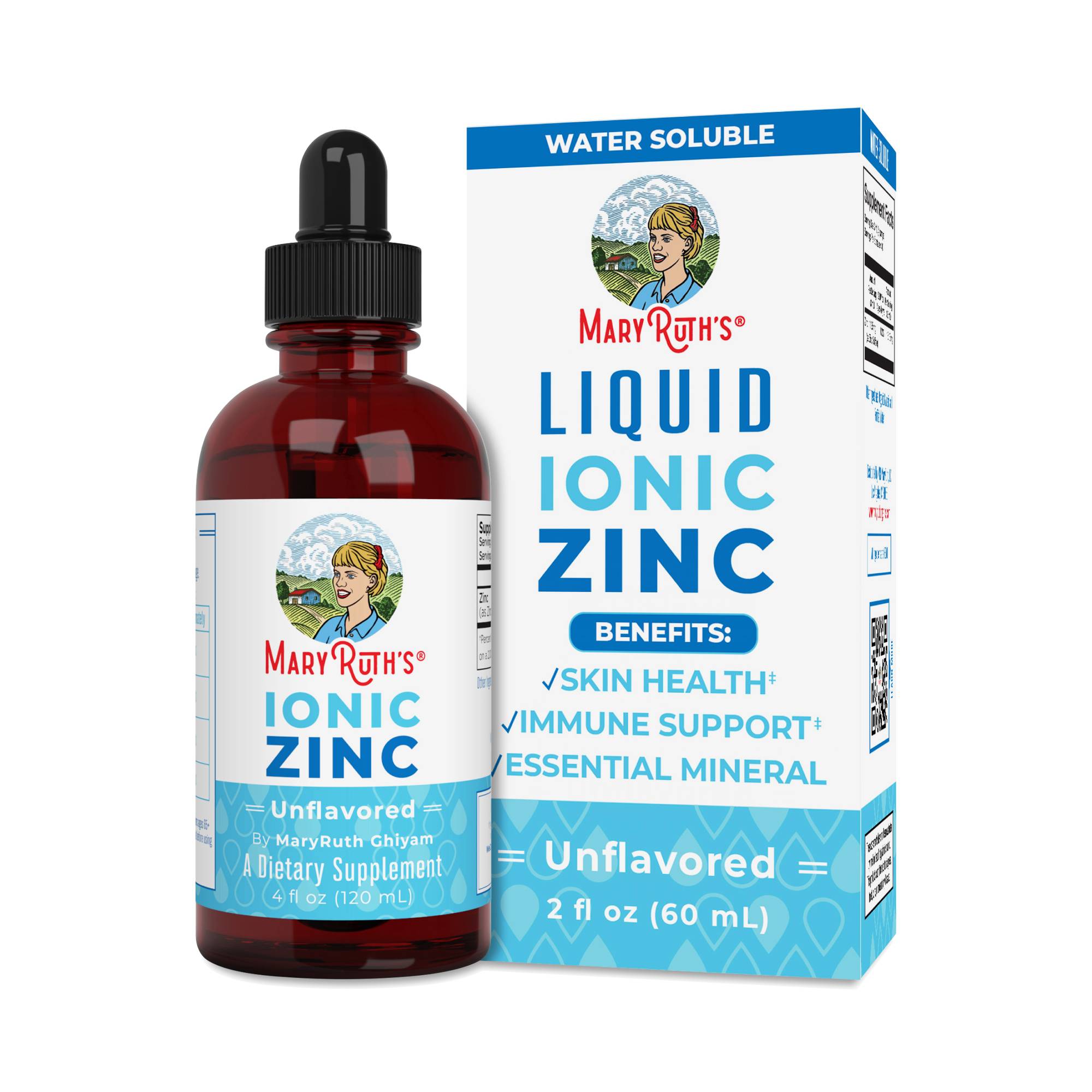 Liquid Ionic Zinc Drops, Unflavored