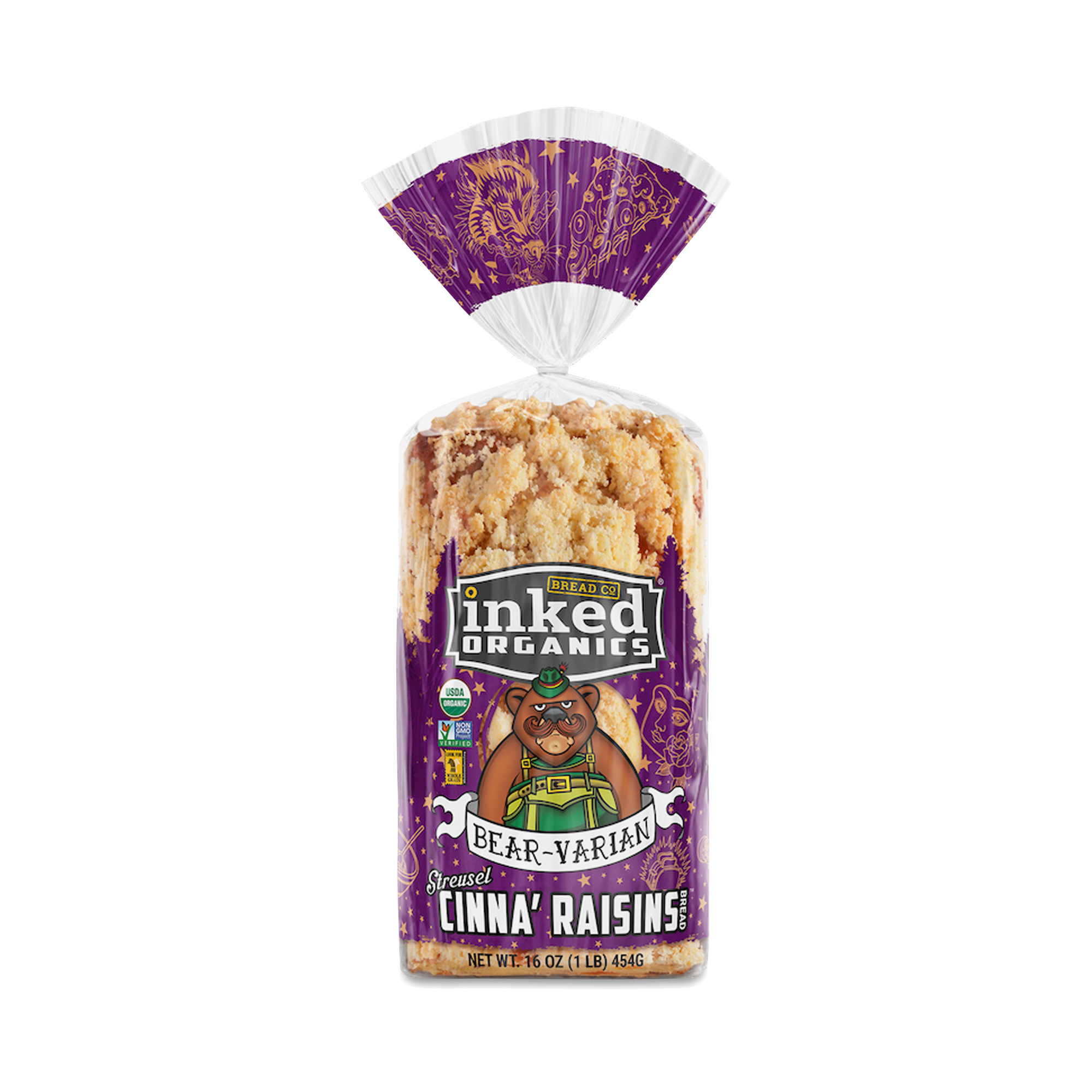 Inked Organics Organic Sliced Bread, Cinna' Raisin Thrive Market