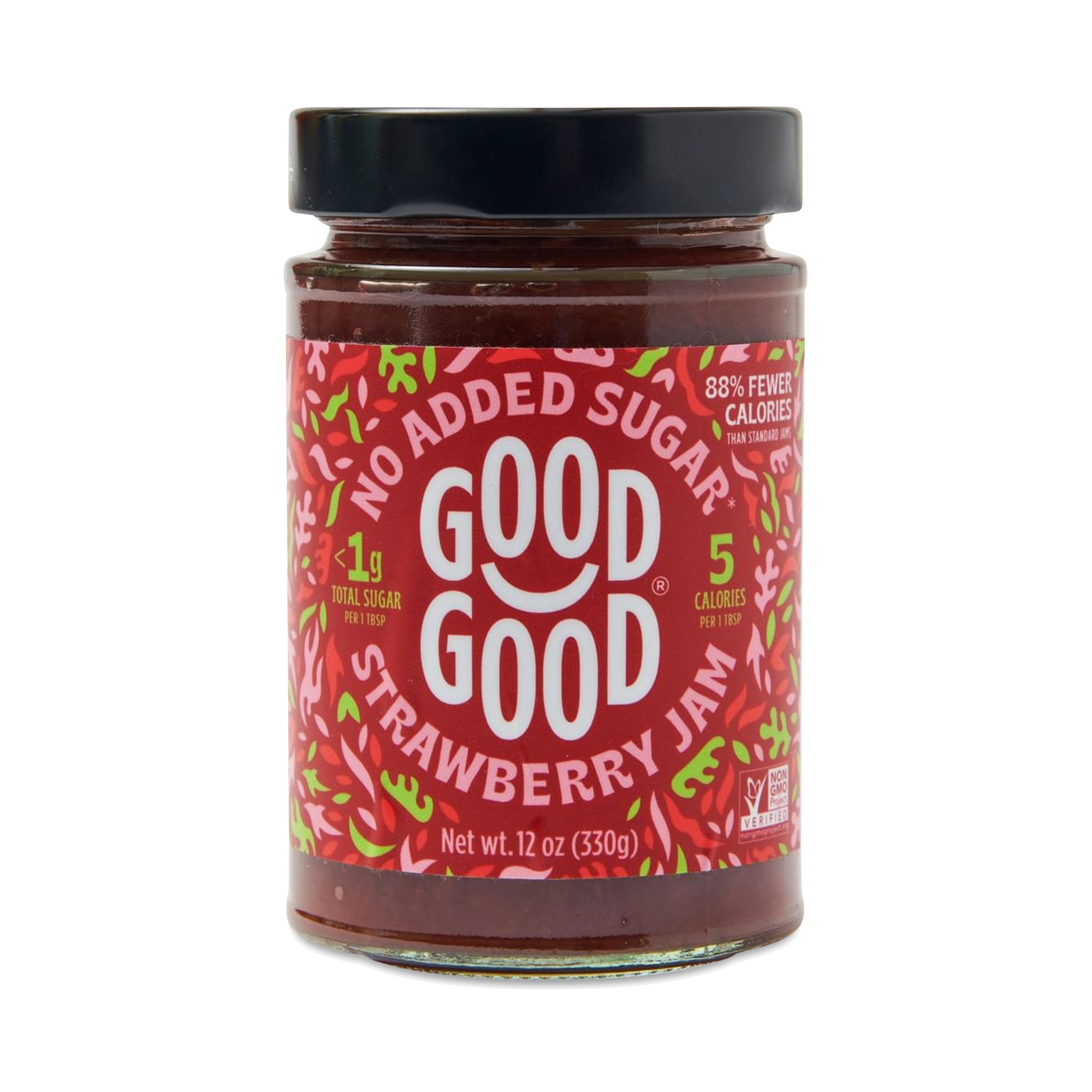 GOOD GOOD Strawberry Jam 12 oz jar