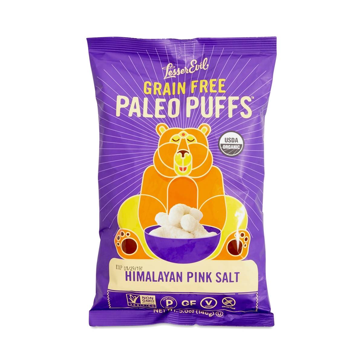 lesser evil paleo puff